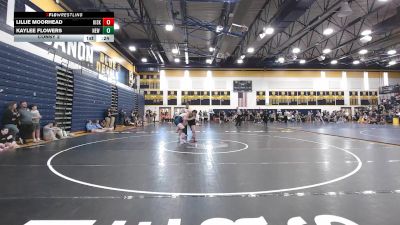 148 lbs Consy 2 - Lillie Moorhead, Kiski Area vs Kaylee Flowers, New Castle