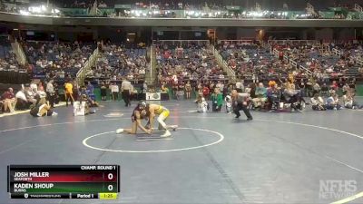 2A 113 lbs Semifinal - Kaden Shoup, Burns vs Josh Miller, Seaforth