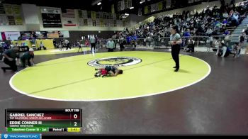 53 lbs 3rd Place Match - Eddie Conner Iii, Cobras Wrestling vs Gabriel Sanchez, TUF CALIFORNIA WRESTLING ACADE