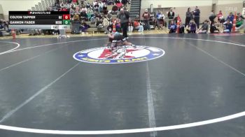 120 lbs Cons. Round 2 - Gannon Faber, Martin County Red Bulls vs Colton Tapper, MN Elite