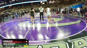 115 lbs Champ. Round 1 - Emma Bauknight, Hernando High School vs Astrid Reyes, Daughters Of Zion