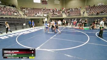 146 lbs Cons. Round 2 - Conrad James, Gunnison Valley vs Deegan Jackson, Uintah Wrestling