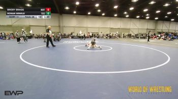88 lbs Semifinal - Brody Bragg, Northern Colorado 12U vs Ronan Winkle, Tulsa Elite 12U 1
