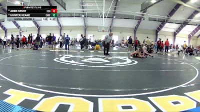 141 lbs Cons. Round 3 - Aden Stout, Seton Hill vs Hunter Keane, Case Western