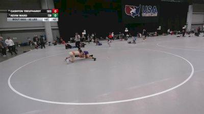 92 lbs Cons. Sub-quarters - Kevin Ward, Texas Select Wrestling vs Cashton Treuthardt, Team Nazar Training Center