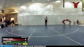 105 lbs 1st Place Match - Brenna Ruble, Jay County Wrestling Club vs Ava Kincaid, Indiana