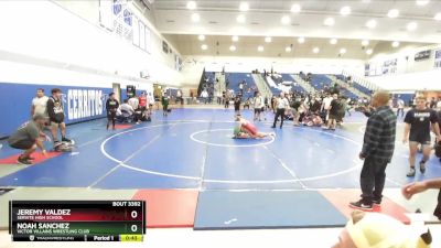 144 lbs 5th Place Match - Noah Sanchez, Victor Villains Wrestling Club vs Jeremy Valdez, Servite High School