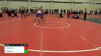 152 lbs Prelims - Cael Swensen, MN vs Samuel Beckett, PA