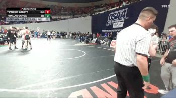 6A Boys 157 lbs Champ. Round 2 - Owen Gutches, North Medford Boys vs Conner Walters, McMinnville Boys