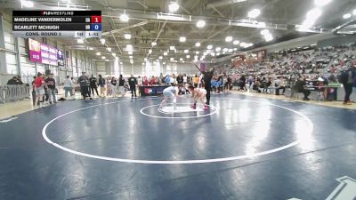 U17 Women - 57 lbs Cons. Round 3 - Madeline Vandermolen, CA vs Scarlett McHugh, OR