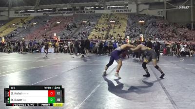 184 lbs Round 1 (16 Team) - Remington Bauer, Baldwin Wallace vs Gavin Kohel, Wisconsin-Whitewater