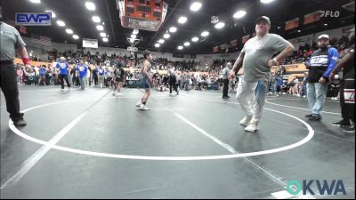 83 lbs Quarterfinal - Knox Duvak, Lone Grove Takedown Club vs Derrick Garrison, Newcastle Youth Wrestling