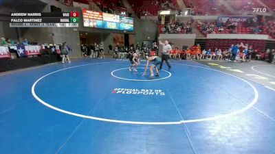 126 lbs Round 4 - Semis (4 Team) - Falco Martinez, Canyon Randall vs Andrew Harris, Frisco Wakeland