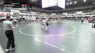 215 lbs Isaac Miller, Aquinas vs Jace Ostrowski, Marathon