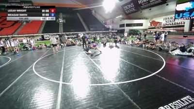 135 lbs Leeah Wright, Oklahoma 1 HS Girls vs Meagan Smith, Idaho 1 HS Girls