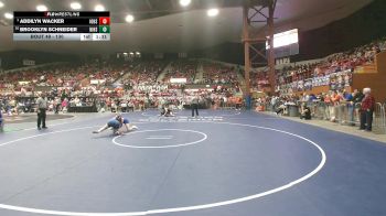 130 lbs Champ. Round 1 - Addilyn Wacker, Iola HS vs Brooklyn Schneider, Nickerson HS