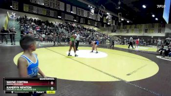 149 lbs Quarterfinal - Kameryn Newton, Coachella Valley Wrestling Clb vs Wayne Cortina, Rancho Bernardo