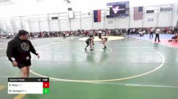 123 lbs Quarterfinal - Damian Rios, Safford WC vs Mark Zuniga II, Atc