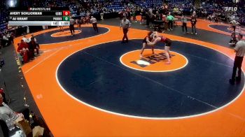 145 lbs Cons. Round 1 - AJ Grant, Chicago (Phoenix Military Academy) vs Avery Schlickman, Gibson City (G.C.-Melvin-Sibley)
