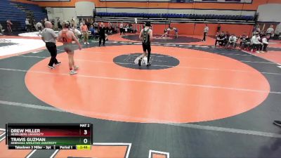 149 lbs Cons. Round 1 - Drew Miller, Heidelberg University vs Travis Guzman, Nebraska Wesleyan University