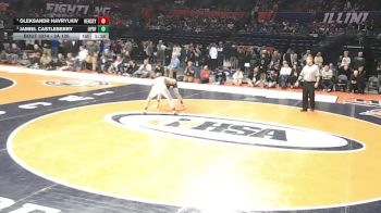 3A 126 lbs 1st Place Match - Oleksandr Havrylkiv, Arlington Heights (Hersey) vs Jamiel Castleberry, Oak Park (O.P.-River Forest)