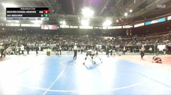 138 lbs Cons. Round 2 - Jax Mescher, Bishop Kelly vs Brayden Rangel-Giesking, Bend Senior