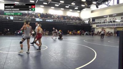 133 lbs Cons. Round 3 - Landon Howard, Sierra College vs Micah Lee, Sacramento City College