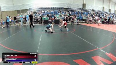 59 lbs Champ. Round 1 - Bobby Miller, MI vs Keegan Shay, PA