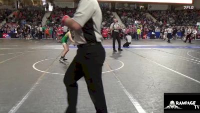 92 lbs 3rd Place Match - Penny Dolinar, Piper vs Henzley Matthies, St. Francis Wrestling Club