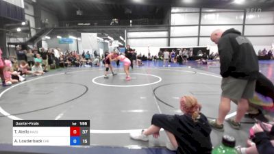 58 kg Quarterfinal - Taylor Aiello, Razor GWC Red vs Amber Louderback, Charlie's Angels-Black