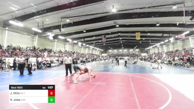 190 lbs Quarterfinal - James Mills, No Team vs Ridge Jobe, WAR Wrestling Club