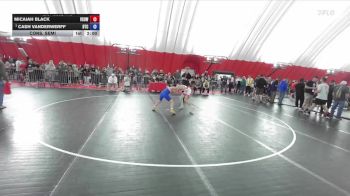 100 lbs Cons. Semi - Micaiah Black, Victory School Of Wrestling vs Cash Vanderwerff, B.A.M. Training Center