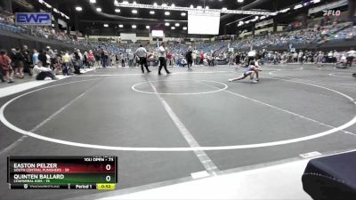 73 lbs Quarterfinal - Easton Pelzer, South Central Punishers vs Quinten Ballard, Chaparral Kids