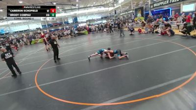 106 lbs Cons. Round 6 - Cameron Schofield, Unattached vs Brody Compau, Unattached