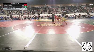 138 lbs Round Of 128 - Tabor Reiss, Sand Springs Jr High vs Martin Gonzalez, Hinton Comets