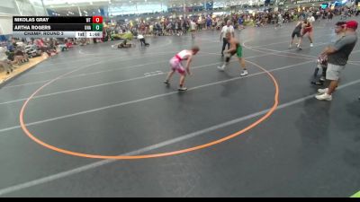 150 lbs Champ. Round 2 - Nikolas Gray, Wellington vs Artha Rogers, Unattached
