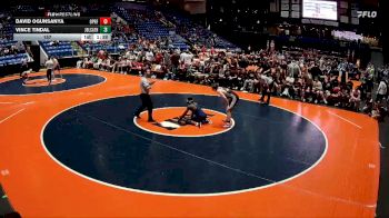 157 lbs Quarterfinals (8 Team) - David Ogunsanya, Oak Park (O.P.-River Forest) vs Vince Tindal, Joliet (Catholic Academy)