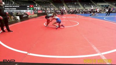 105 lbs 2nd Place - Brielynn Jackson, Greater Heights Wrestling vs Yareli Flores, Raw Wrestling Club