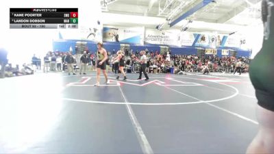 215 lbs Champ. Round 1 - Kane Poorter, Shawnee Mission South vs Landon Dobson, Manhattan