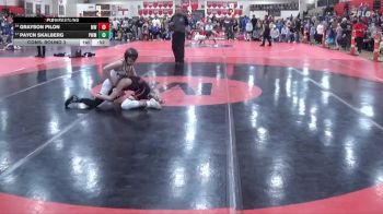 80 lbs Cons. Round 3 - Grayson Pilon, Monticello Warriors vs Paycn Skalberg, Pursuit Wrestling Minnesota