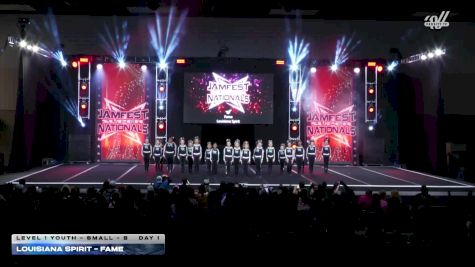 Louisiana Spirit - Fame [2026 L1 Youth - Small - B DAY 1] 2026 JAMfest Cheer Super Nationals
