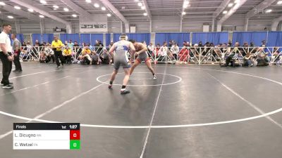 170 lbs Final - Levi Dicugno, WA vs Connor Wetzel, PA
