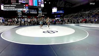 157 lbs Champ. Rd Of 128 - Anthony Weaver, NY vs Jaylen Howard, IN