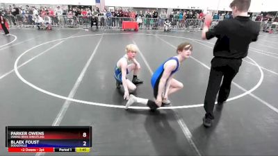 113 lbs Quarterfinal - Blaek Foust, Dodgeville vs Parker Owens, OWENS BROS WRESTLING