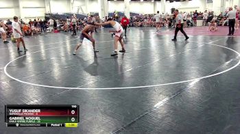 150 lbs Quarterfinals (8 Team) - Gabriel Noguel, Eagle Empire Purple vs Yusuf Sikander, Naperville Phoenix