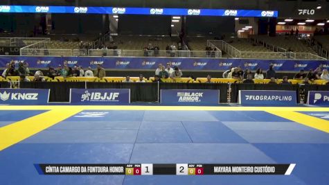 Mayara Monteiro Custódio vs Cíntia Camargo Da Fontoura Honor 2026 Pan Jiu Jitsu IBJJF Championship