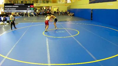 197 lbs Round 2 (6 Team) - Tyler Pankey, Cloud County Community College vs Jackson Lougen, North Idaho College