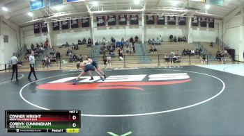 141 lbs Champ. Round 1 - Conner Wright, Brewton-Parker (GA) vs Corbyn Cunningham, WVU Tech (W.Va.)
