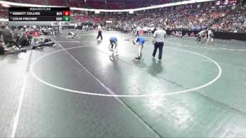 D3-165 lbs Champ. Round 1 - Colin Fischer, Bonduel vs Emmett Collins, Mineral Point