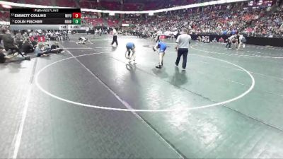 D3-165 lbs Champ. Round 1 - Colin Fischer, Bonduel vs Emmett Collins, Mineral Point
